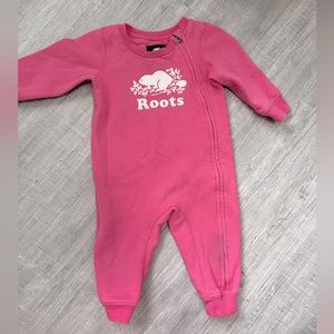 Roots Pink Kids One Piece